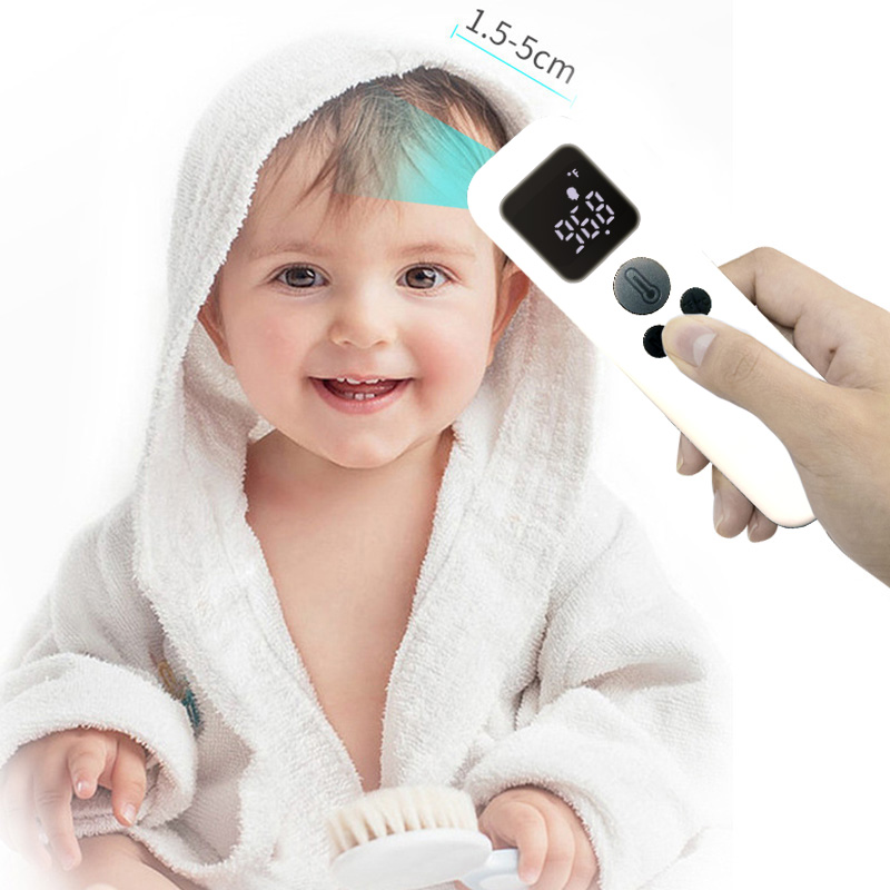 성인을위한 적외선 이마 온도계, 디지털 방식으로 의학 적외선 온도계 아기를 위해 찬성되는 세륨을 가진 발열 이마 Thermometro를위한 비 접촉
